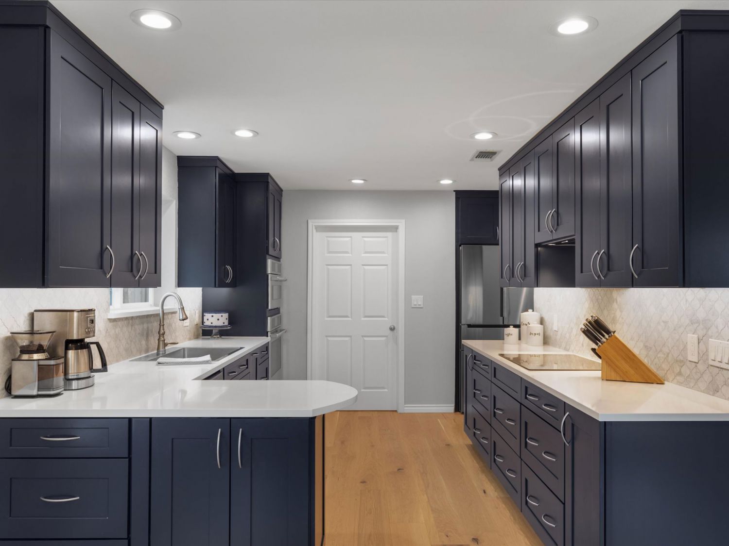 Naturally Navy kitchen