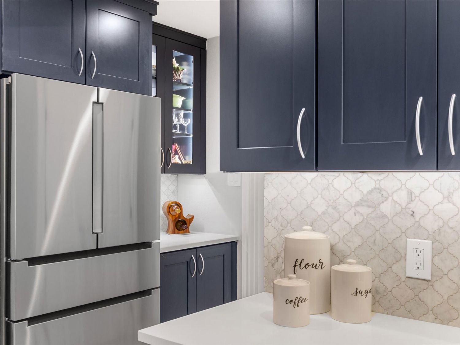 Naturally Navy kitchen
