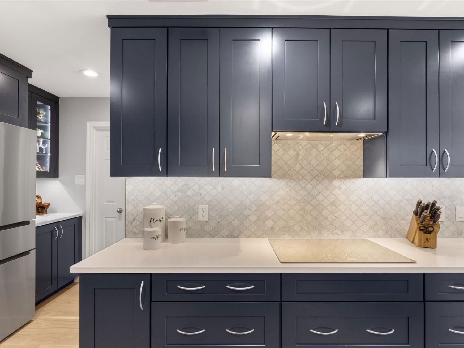 Naturally Navy kitchen